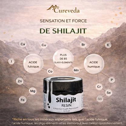 Résine de Shilajit Authentique - Décuplez Votre Vitalité et Éliminez la Fatigue