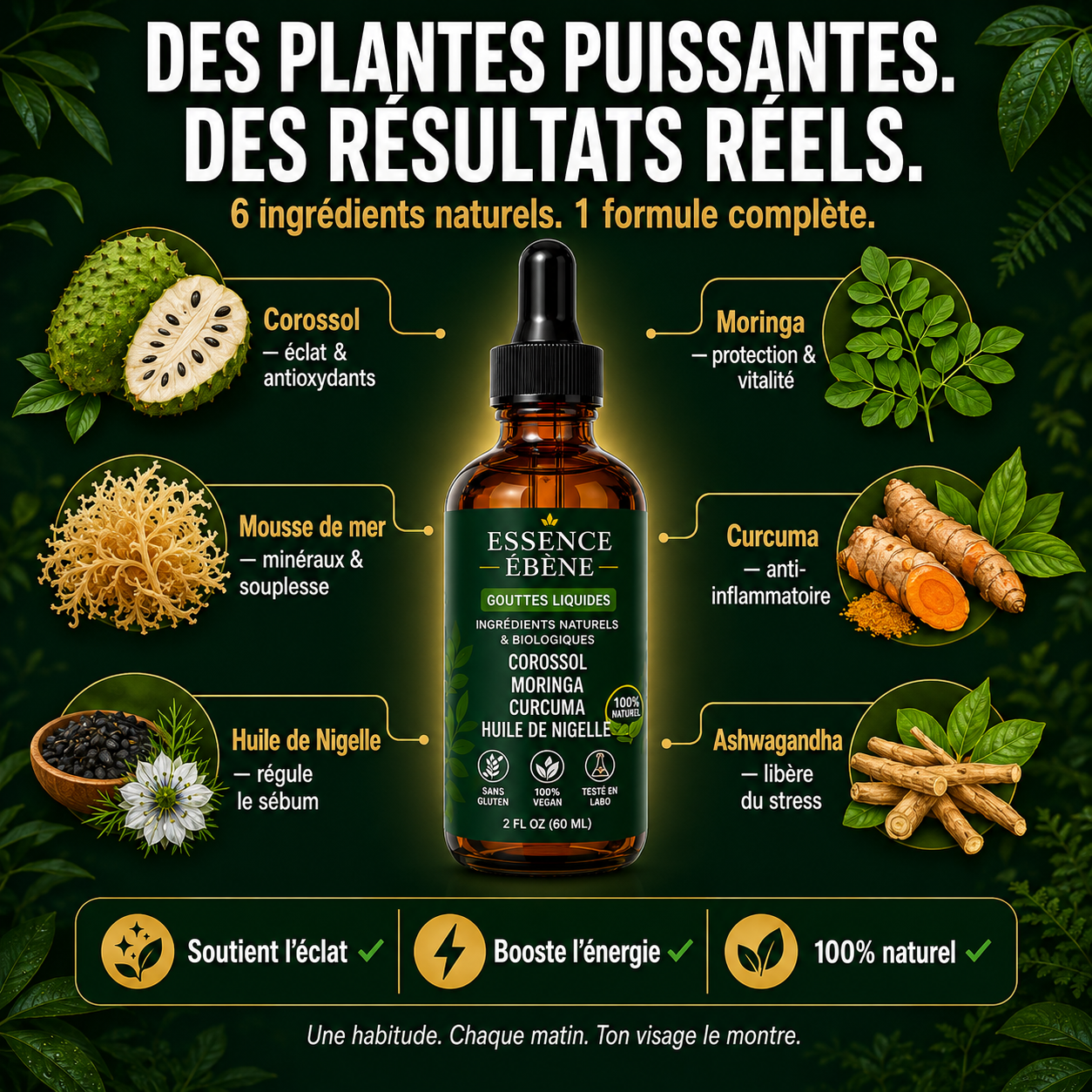 Coropure™ - Ta peau retrouve son éclat. De l'intérieur. Naturellement.