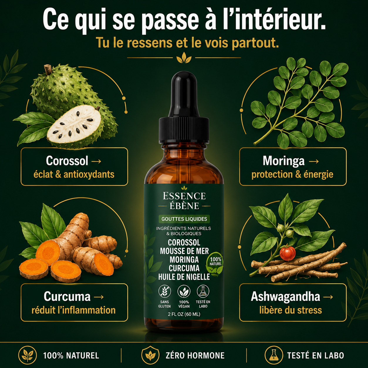 Coropure™ - Ta peau retrouve son éclat. De l'intérieur. Naturellement.