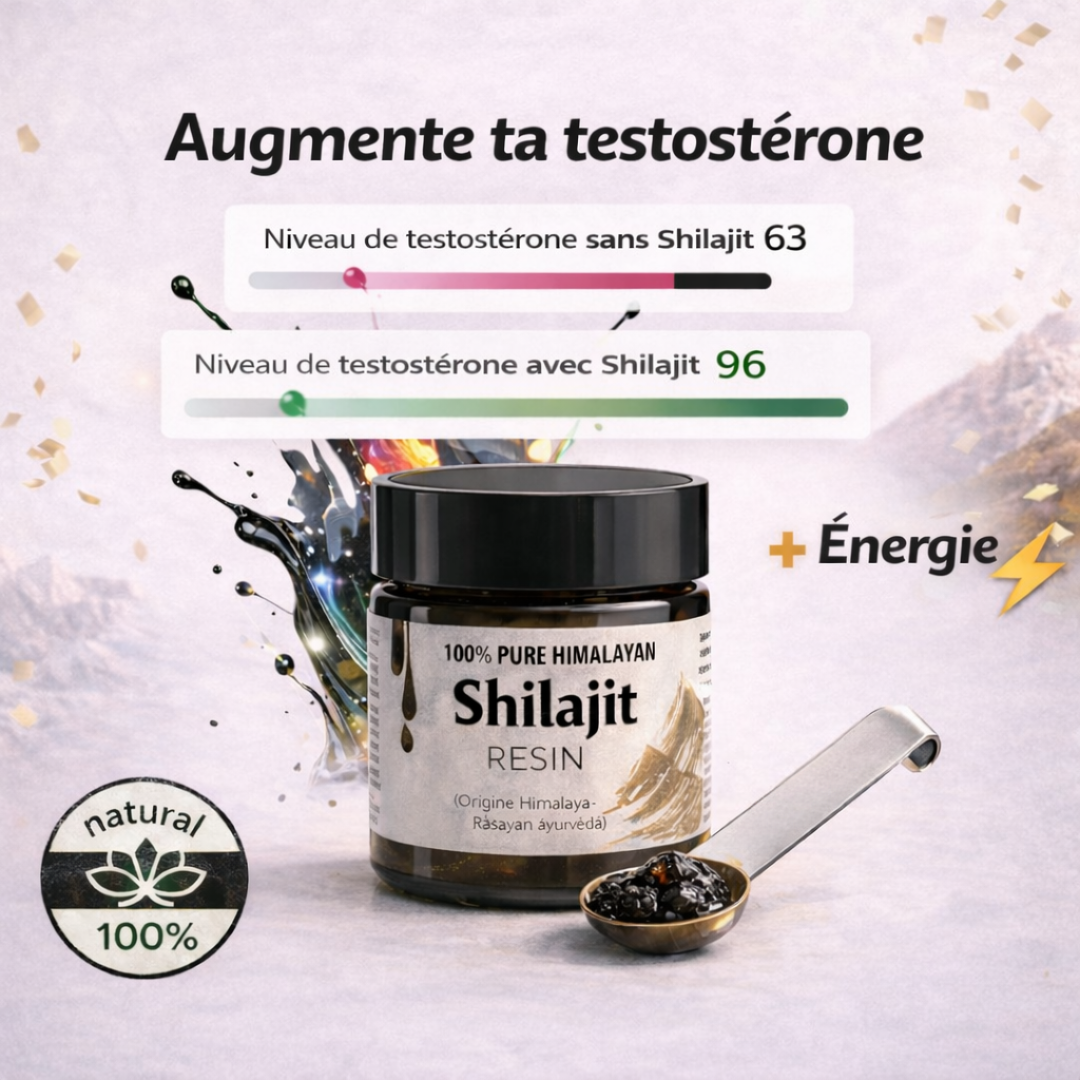 Résine de Shilajit Authentique - Décuplez Votre Vitalité et Éliminez la Fatigue