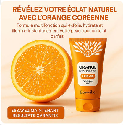Gel Exfoliant Doux à l'Orange - Adieu taches sombres & rugosités (Visage & Corps)